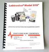 Operating Manual Book of Charts for Model 919